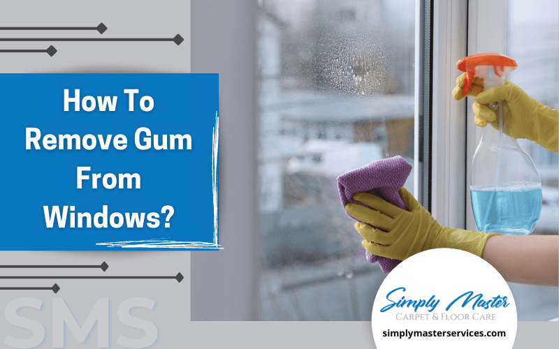 how to get gum off a car window